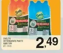 Sigma Svelto 8000630720066 Detersivo Per Piatti Gel 1000 Ml offerta