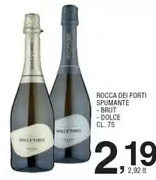 Sigma Rocca Spumante offerta