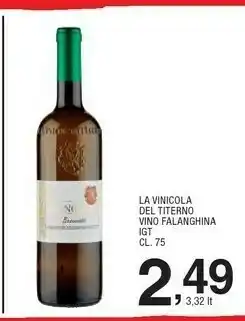 Sigma La vinicola del titerno Vino offerta