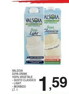 Sigma Valsoia Latte di soia offerta