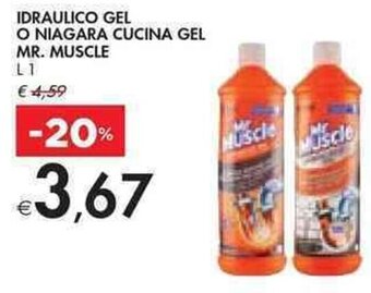 Bennet IDRAULICO GEL O NIAGARA CUCINA GEL MR. MUSCLE L1 offerta