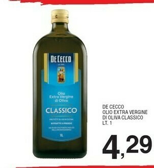 Sigma De Cecco Olio extravergine di oliva offerta