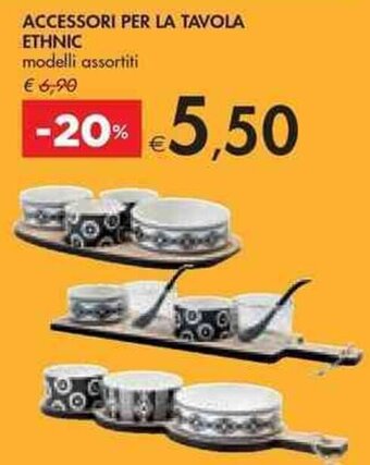 ACCESSORI PER LA TAVOLA ETHNIC