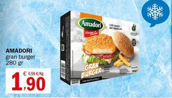 AMADORI gran burger 280 gr
