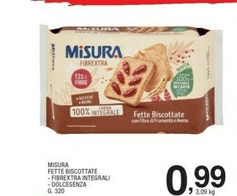Sigma Misura Fette biscottate offerta