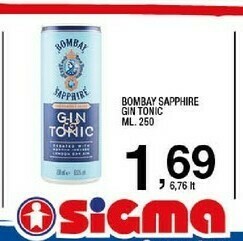 Sigma Bombay Gin offerta