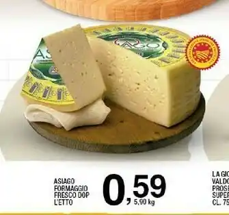 Sigma Asiago Prosecco offerta