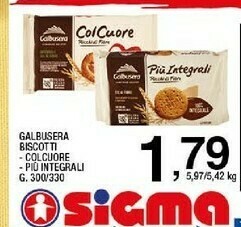 Sigma Galbusera Frollini offerta