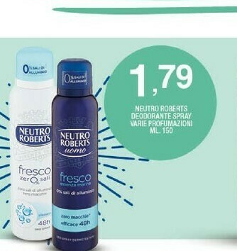 Sigma Neutro Roberts Deodorante offerta