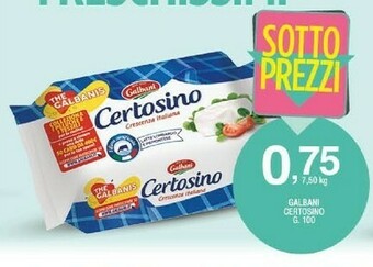 Sigma Galbani Certosa offerta