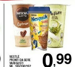 Sigma Nesquik Nescafè offerta
