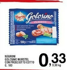 Sigma Negroni Wurstel offerta