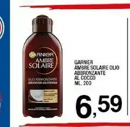 Sigma Garnier Crema solare offerta