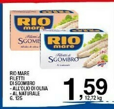 Sigma Rio Mare Filetti di sgombro offerta