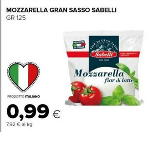 Tigre Sasso Mozzarella offerta