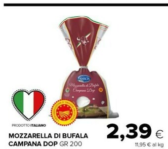 Tigre Mozzarella di bufala offerta