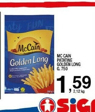 Sigma Mccain Patatine offerta