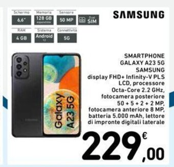 Conad SAMSUNG SMARTPHONE GALAXY A23 5G offerta