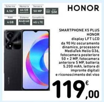 HONOR SMARTPHONE X5 PLUS