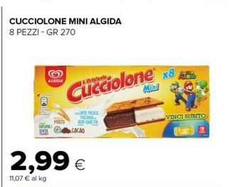 Tigre Algida Cucciolone offerta