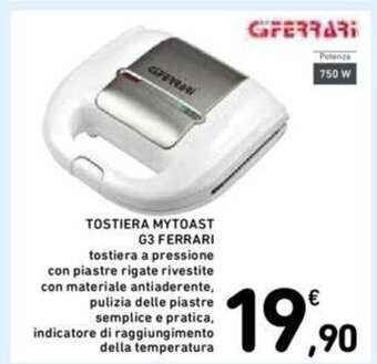 Conad TOSTIERA MYTOAST G3 FERRARI offerta