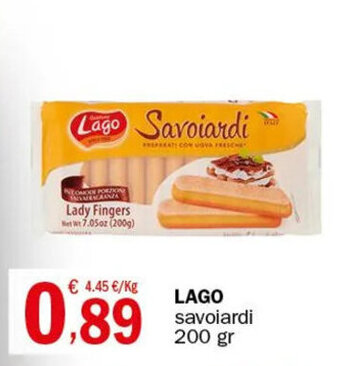 Crai LAGO savoiardi 200 gr offerta