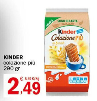 KINDER colazione più 290 gr
