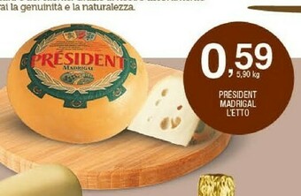 Sigma Prèsident Formaggio offerta