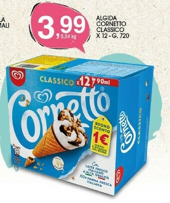 Sigma Algida Cornetto offerta