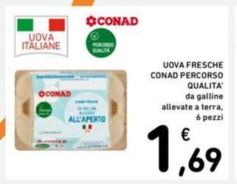 Conad UOVA FRESCHE CONAD PERCORSO QUALITA offerta