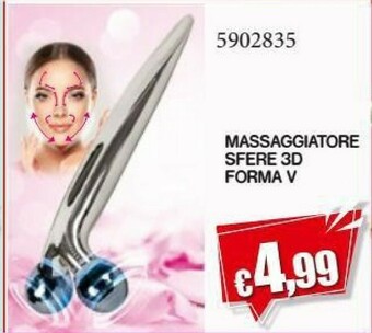 Satur Massaggiatore Sfere 3d Forma V offerta
