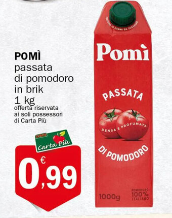 POMÌ passata di pomodoro in brik 1 kg