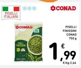 Conad PISELLI FINISSIMI CONAD 750 g offerta