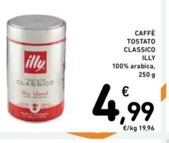 Conad CAFFÈ TOSTATO CLASSICO ILLY 250 g offerta