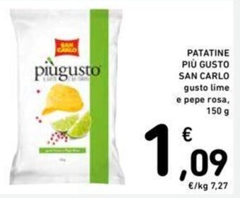 Conad PATATINE PIÙ GUSTO SAN CARLO 150 g offerta