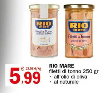 RIO MARE filetti di tonno 250 gr
