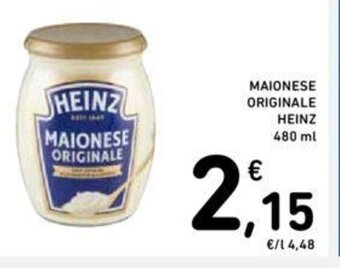 Conad MAIONESE ORIGINALE HEINZ 480 ml offerta