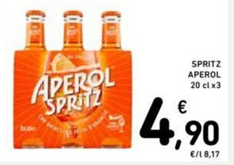 Conad SPRITZ APEROL 20 cl x3 offerta