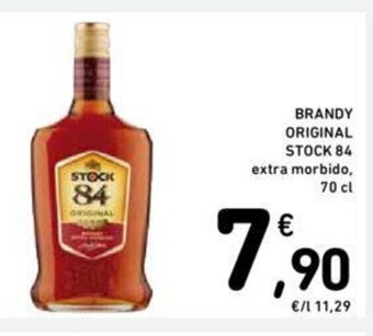 Conad BRANDY ORIGINAL STOCK 84 70 cl offerta