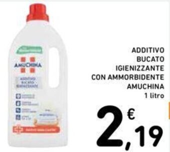 Conad ADDITIVO BUCATO IGIENIZZANTE CON AMMORBIDENTE AMUCHINA 1 litro offerta