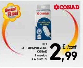 Conad KIT CATTURAPOLVERE CONAD offerta
