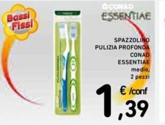 Conad SPAZZOLINO PULIZIA PROFONDA CONAD ESSENTIAE offerta