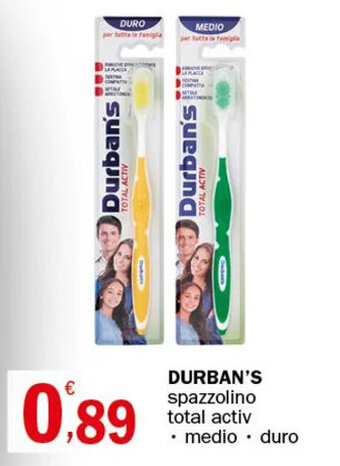 DURBAN'S spazzolino total activ