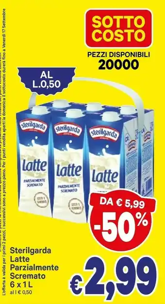 A&O Sterilgarda Latte parzialmente scremato offerta