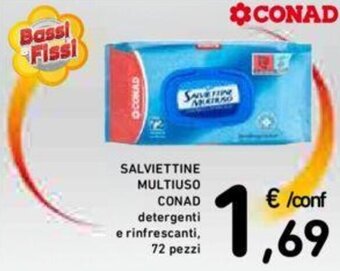 Conad SALVIETTINE MULTIUSO CONAD offerta