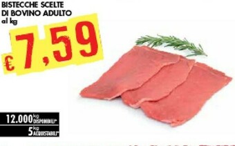 Bennet Bistecche Scelte Di Bovino Adulto offerta