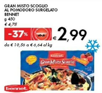 Bennet Bennet Gran Misto Scoglio Al Pomodoro Surgelato offerta