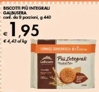 Bennet Galbusera Biscotti Più Integrali offerta