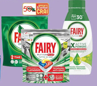 Crai FAIRY platinum gel 600 ml offerta