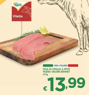Bennet Bennet Fesa Di Vitello A Fette Filiera Valore offerta
